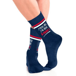 Chaussettes pour homme "J'peux pas j'ai rien à faire" Coco